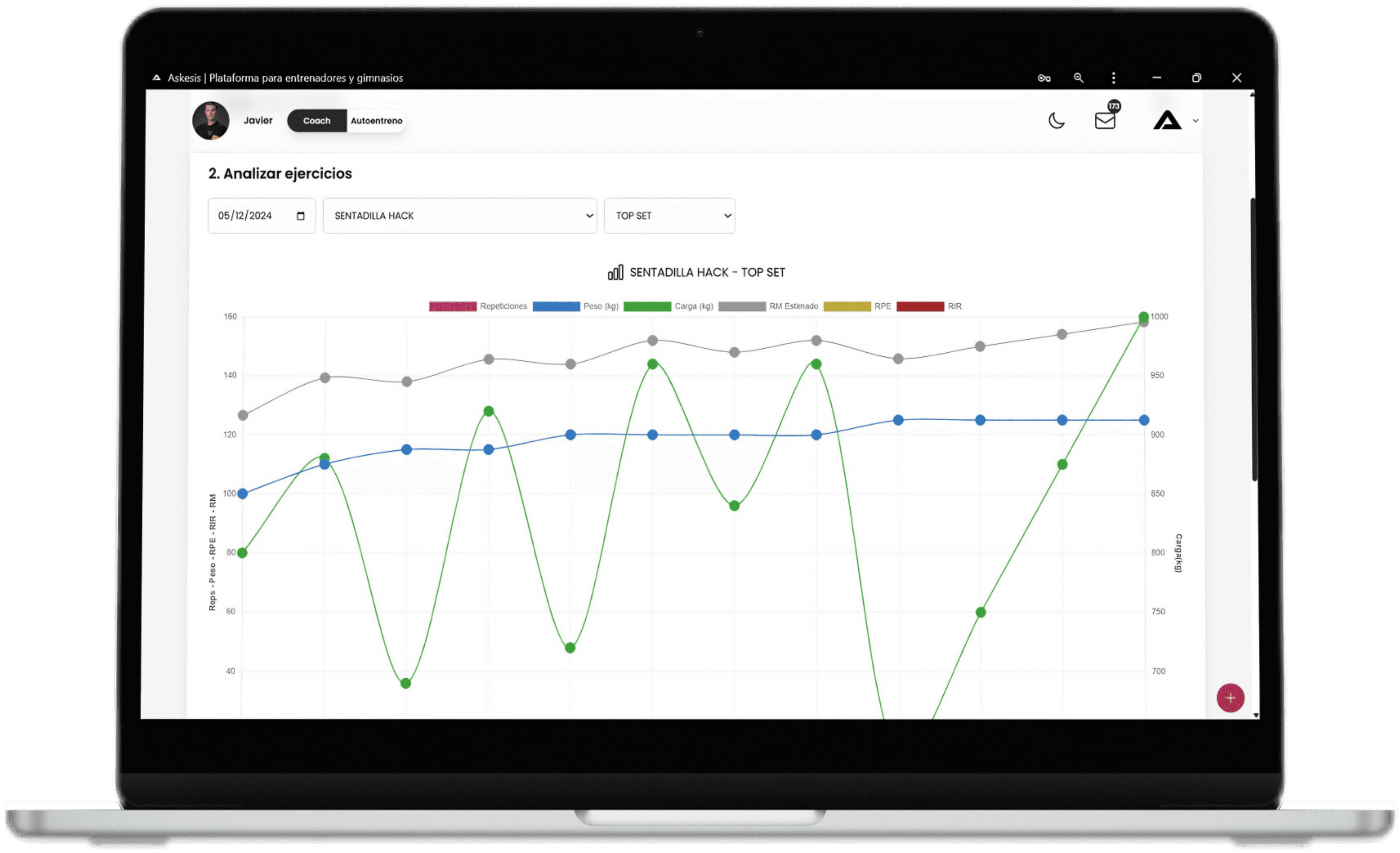 Askesis app interface 1
