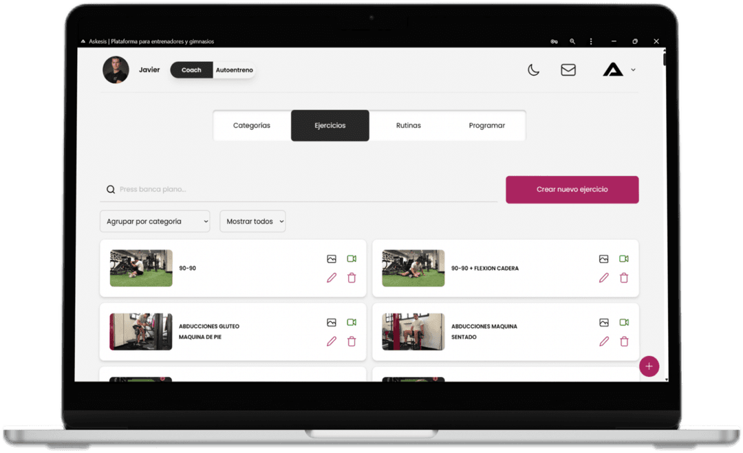 Librería de ejercicios