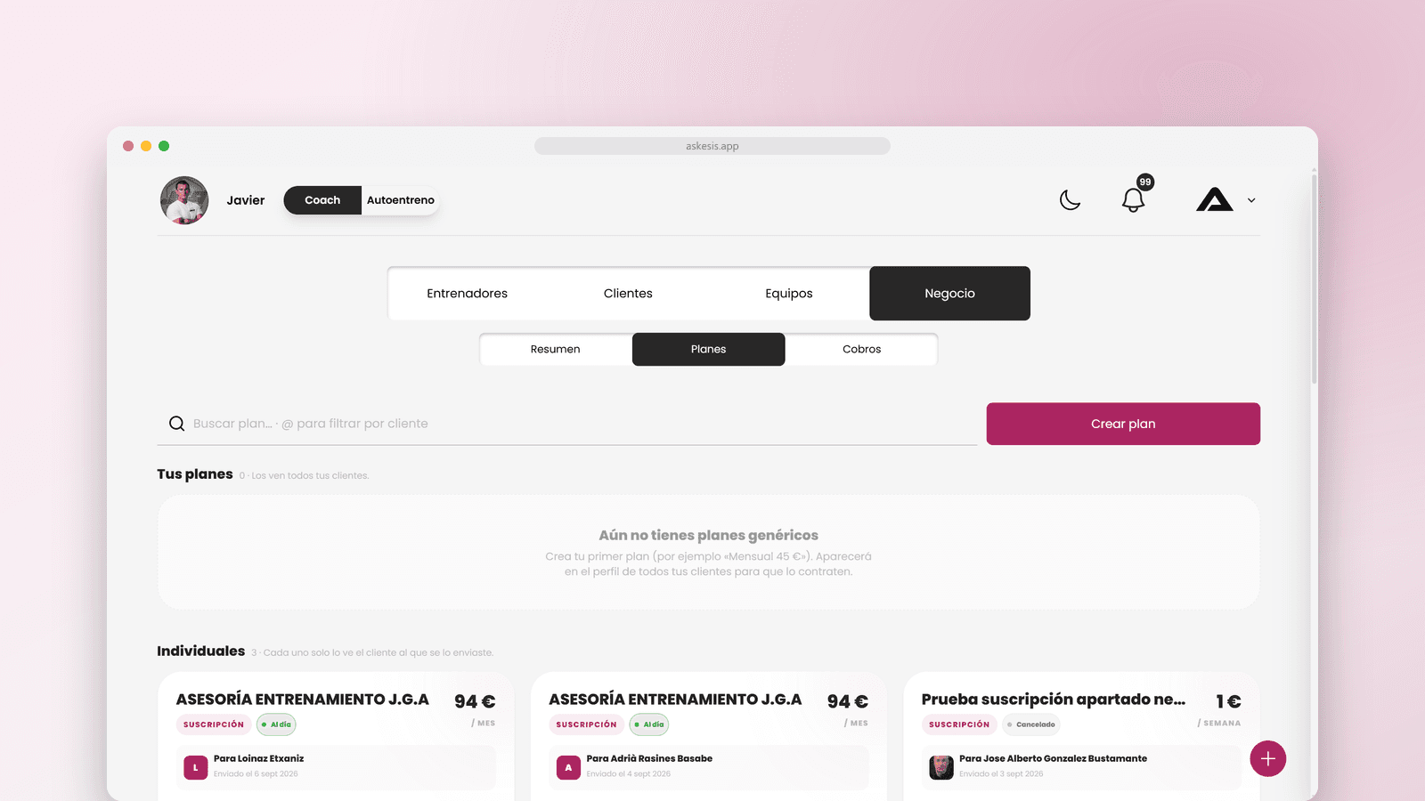 Cómo cobrar a tus clientes de entrenamiento online con Stripe: planes, suscripciones y facturas