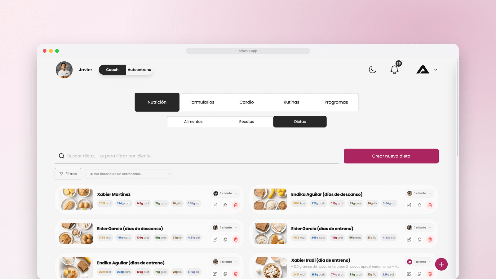 Guía completa de gestión nutricional para entrenadores personales: TDEE, macros y dietas