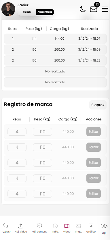 PROGRAMACIONES - móvil