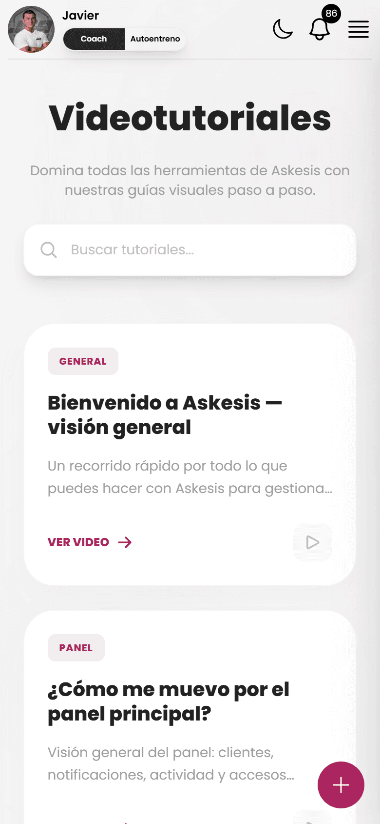 Centro de soporte para el cliente