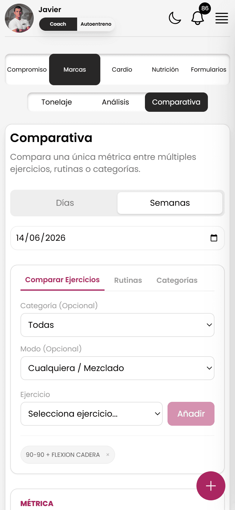 Comparativa visual de fotos